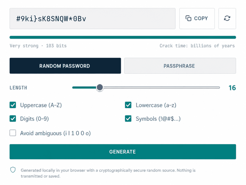 Free Password Generator